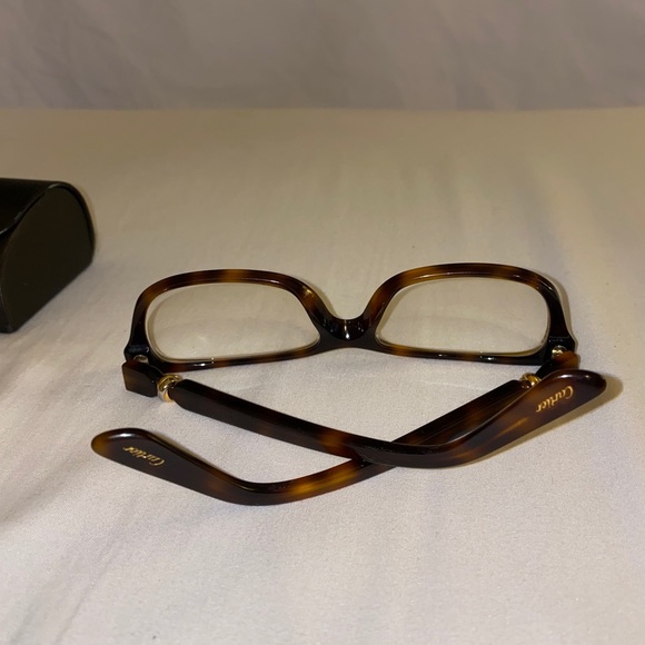 Cartier tortoise and gold trinity glasses and case main image 13
